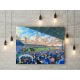 Ninian Park Stadium Fine Art Canvas - Cardiff City FC
